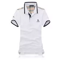 t-shirt discount burberry hommes cotton 1856 founded bw0001 white